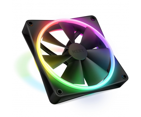 NZXT F140 RGB DUO Ventilador 14 cm Negro 1 pieza(s)