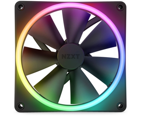 NZXT F140 RGB DUO Ventilador 14 cm Negro 1 pieza(s)