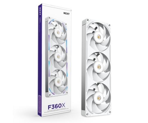 NZXT F360X Carcasa del ordenador Ventilador 12 cm Blanco 1 pieza(s)