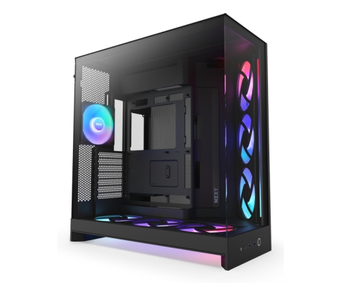 NZXT H9 Flow RGB+ Midi Tower Negro