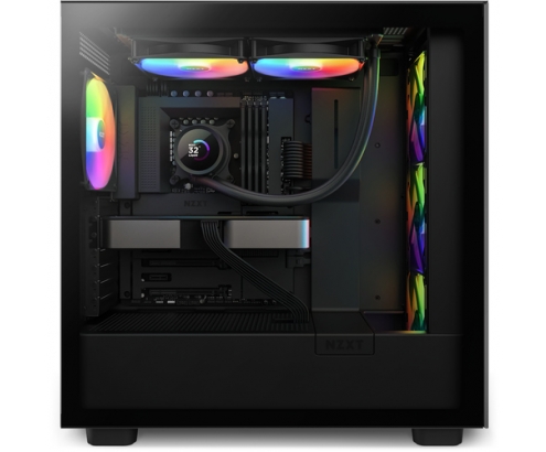 NZXT Kraken 280 RGB Procesador Sistema de refrigeración lÍ­quida todo en uno 14 cm Negro 1 pieza(s)