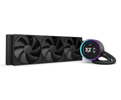 NZXT Kraken Elite 360 Procesador Sistema de refrigeración líquida todo en uno 12 cm Negro 1 pieza(s)