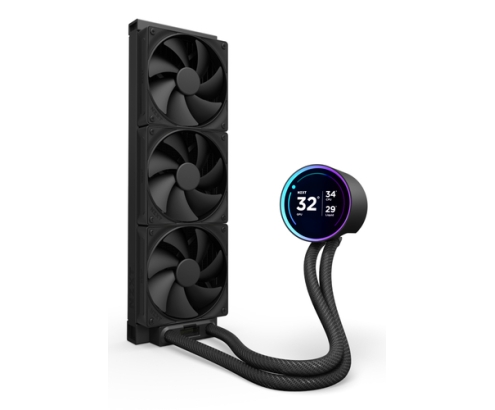 NZXT Kraken Elite 360 Procesador Sistema de refrigeración líquida todo en uno 12 cm Negro 1 pieza(s)
