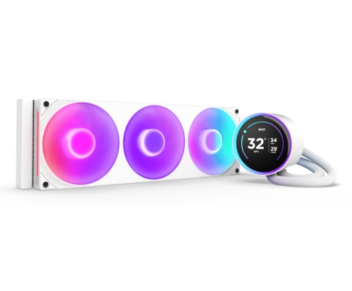 NZXT Kraken Elite 360 RGB Procesador Sistema de refrigeración líquida todo en uno 12 cm Blanco 1 pieza(s)