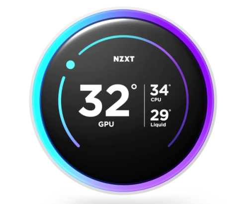 NZXT Kraken Elite 360 RGB Procesador Sistema de refrigeración líquida todo en uno 12 cm Blanco 1 pieza(s)