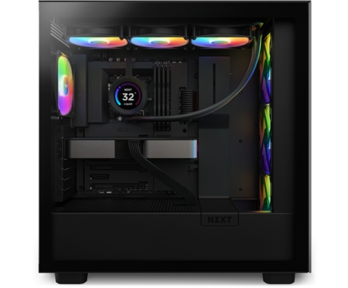 NZXT Kraken Elite 360 RGB Procesador Sistema de refrigeración lÍ­quida todo en uno 12 cm Negro 1 pieza(s)