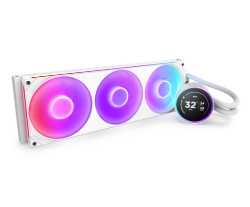 NZXT Kraken Elite 420 RGB Procesador Sistema de refrigeración líquida todo en uno 14 cm Blanco 1 pieza(s)