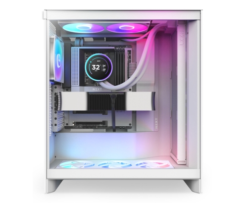 NZXT Kraken Elite 420 RGB Procesador Sistema de refrigeración líquida todo en uno 14 cm Blanco 1 pieza(s)