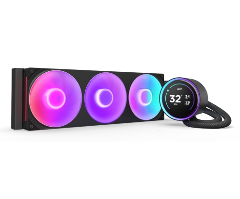 NZXT Kraken Elite 420 RGB Procesador Sistema de refrigeración líquida todo en uno 14 cm Negro 1 pieza(s)
