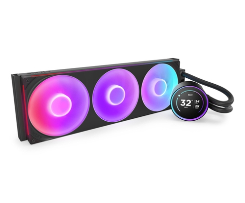 NZXT Kraken Elite 420 RGB Procesador Sistema de refrigeración líquida todo en uno 14 cm Negro 1 pieza(s)