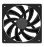 NZXT RF-Q12SF-B2 sistema de refrigeración para ordenador Carcasa del ordenador Ventilador 12 cm Negro 1 pieza(s)