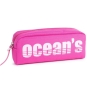 Oceans Wave California Estuche de 1 Cremallera - Tirador Ergonomico - Color Fucsia