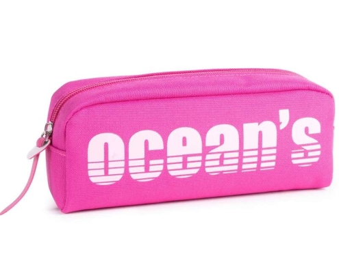 Oceans Wave California Estuche de 1 Cremallera - Tirador Ergonomico - Color Fucsia