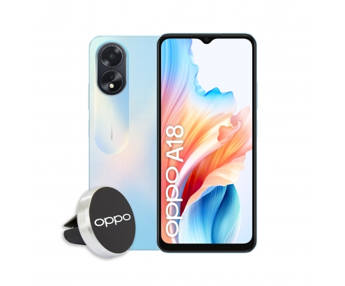 OPPO A18 4/128GB Negro Smartphone