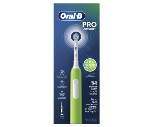 Oral-B Junior 8006540743027 cepillo eléctrico para dientes Niño Cepillo dental giratorio Verde