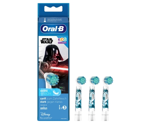 Oral-B Kids Star Wars 3 pieza(s) Blanco