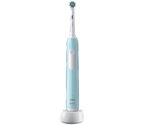 Oral-B Pro 1 Cross Action Adulto Cepillo dental giratorio Azul, Blanco