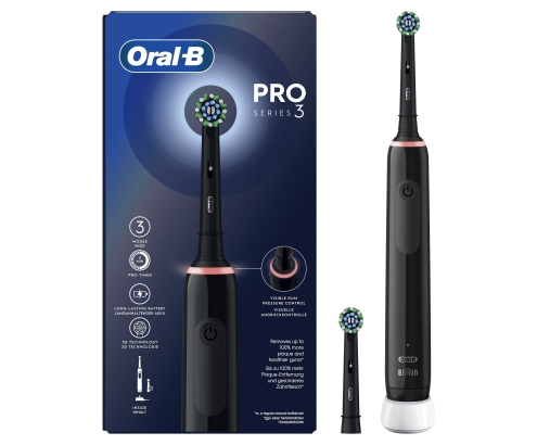 Oral-B Pro 3 3000 Adulto Cepillo dental oscilante Negro