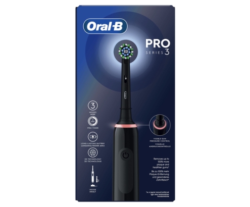 Oral-B Pro 3 3000 Adulto Cepillo dental oscilante Negro