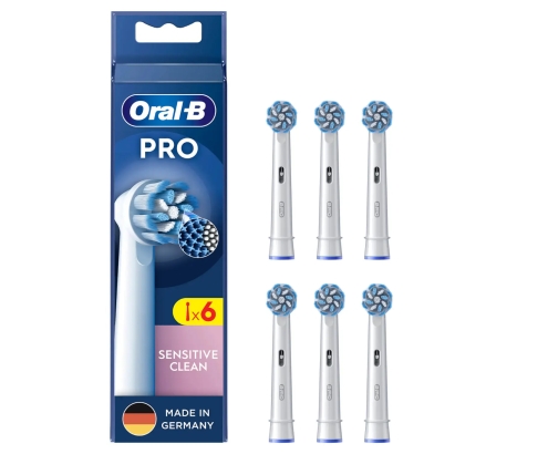 Oral-B Sensitive Clean 6 pieza(s) Blanco