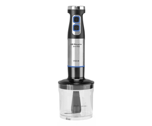 Orbegozo BT 5017 0,9 L Batidora de inmersión 1700 W Acero inoxidable, Negro