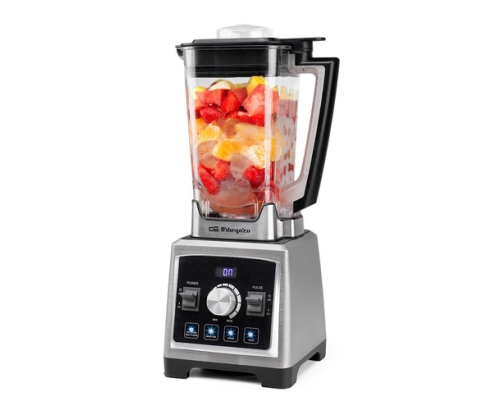 Orbegozo BV 9800 licuadora Batidora de vaso 1500 W Negro, Acero inoxidable