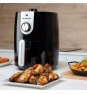 Orbegozo FDR 27 freidora Sencillo 2,5 L Independiente 1200 W Freidora de aire caliente Negro, Gris