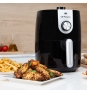Orbegozo FDR 27 freidora Sencillo 2,5 L Independiente 1200 W Freidora de aire caliente Negro, Gris