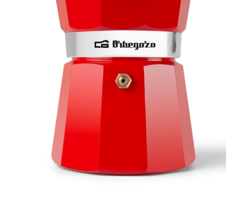 Orbegozo KFR 640 cafetera manual Cafetera italiana Rojo