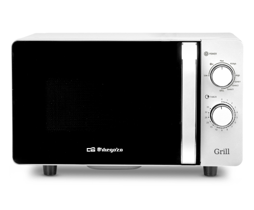 Orbegozo MIG 2070 CE microondas Negro, Blanco Microondas con grill Encimera 20 L 700 W