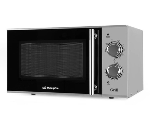 Orbegozo MIG 2321 Negro, Acero inoxidable Microondas con grill Encimera 23 L 900 W