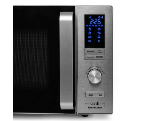 Orbegozo MIG 2528 CO microondas Encimera Microondas con grill 25 L 900 W Acero inoxidable