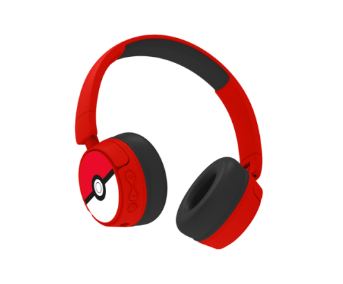 OTL Technologies Pokémon PK1000 auricular y casco Auriculares Inalámbrico y alámbrico Diadema Juego USB Tipo C Bluetooth Rojo, Blanco