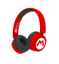 OTL Technologies Super Mario Auriculares Inalámbrico y alámbrico Diadema Música USB Tipo C Bluetooth Rojo, Negro