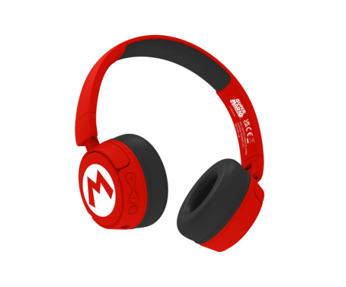 OTL Technologies Super Mario Auriculares Inalámbrico y alámbrico Diadema Música USB Tipo C Bluetooth Rojo, Negro