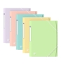 Oxford 400187619 carpeta Polipropileno (PP) Azul, Verde, Rosa, Púrpura, Amarillo A4