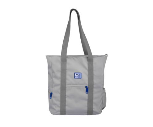 Oxford B-Ready Tote Bag Bolso de Tela Ecologica - Poliester Reciclado RPET - Asa Larga para Bandolera - Color Gris