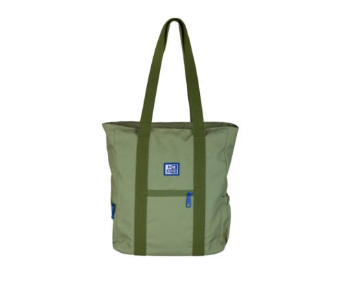 Oxford B-Ready Tote Bag Poliester Reciclado RPET - Asa Larga para Bandolera - Color Verde