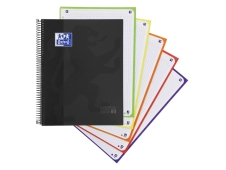 Oxford , Cuaderno A4+, Cuadrícula 5x5, Tapa Extradura, 120 Hojas, 5 C...