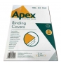 PACK DE 100 PORTADAS DE PVC TRANSPARENTE FELLOWES APEX CRC TAMAÍ‘O A4 180 MICRAS ADECUADA PARA ENCUADERNADORAS WIRE CANUTILLO ESPIRAL 6500501
