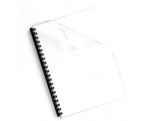 PACK DE 100 PORTADAS DE PVC TRANSPARENTE FELLOWES TAMAÍ‘O A4 200 MICRAS 5376102