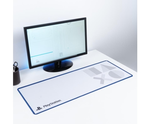 Paladone PP8816PS alfombrilla para ratón Alfombrilla de ratón para juegos Azul, Blanco