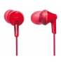 Panasonic RP-HJE125E-R auricular y casco Alámbrico Auriculares Dentro de oído Música Rojo
