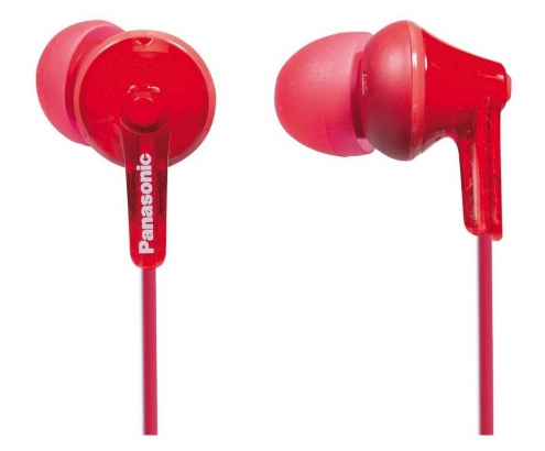 Panasonic RP-HJE125E-R auricular y casco Alámbrico Auriculares Dentro de oÍ­do Música Rojo