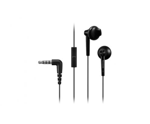 Panasonic RP-TCM55E Auriculares Alámbrico Dentro de oÍdo Llamadas/Música Negro