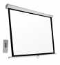 Pantalla electrica videoproyector phoenix techo y pared 112p 2mx2m posicion ajustable carcasa blanca tela super resistente PHPANTALLA-ELEC200