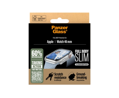 PanzerGlass 3714 Accesorios para dispositivos vestibles inteligentes Protectora Transparente Tereftalato de polietileno (PET)