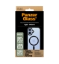 PanzerGlass ® HardCase Transparent w. Black MagSafe & Frame iPhone 16 funda para teléfono móvil Negro