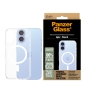 PanzerGlass ® HardCase Transparent w. White MagSafe iPhone 16 funda para teléfono móvil Transparente