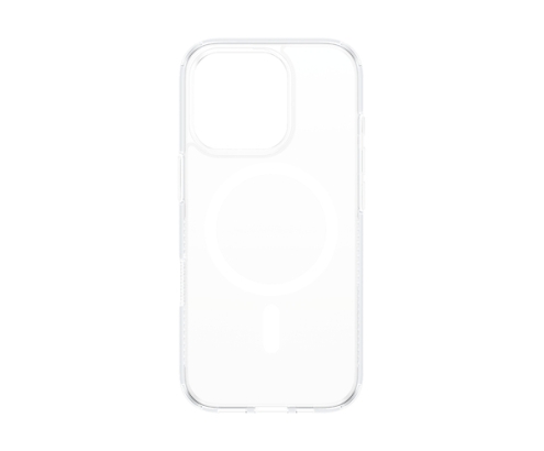 PanzerGlass ® HardCase Transparent w. White MagSafe iPhone 16 Pro Max funda para teléfono móvil Transparente